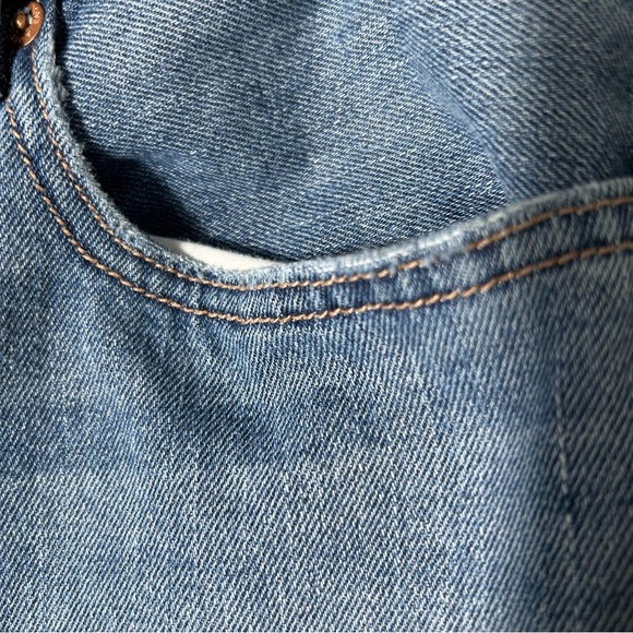 American Eagle Skater Jeans Womens Size 14R Baggy Wide Leg Grunge Distressed - Picture 7 of 16